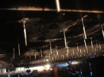 纖維模塊施工中